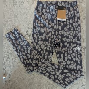 The North Face Gray Leopard Print Leggings